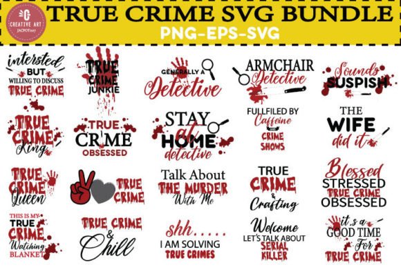 Download True Crime Bundle Svg, True Crime SVG, M - True crime bundle Collection